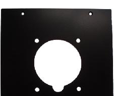 160x160 FRONT PANEL FOR 1 NF/CEBEC 32A