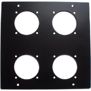 160x360 FRONT PANEL FOR 4 PC 10/16A