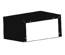 Rear panel FOR 12U BOX