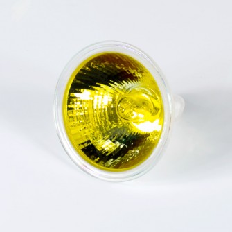 YELLOW DICROIC LAMP 12V 50W 10°