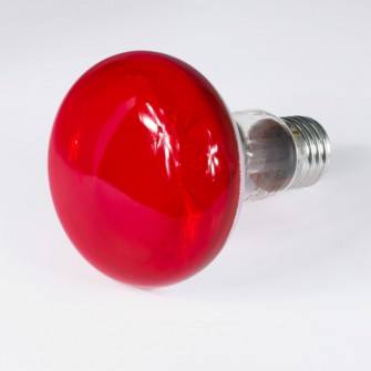 REFLECTOR LAMP R80 60W E27 230V RED