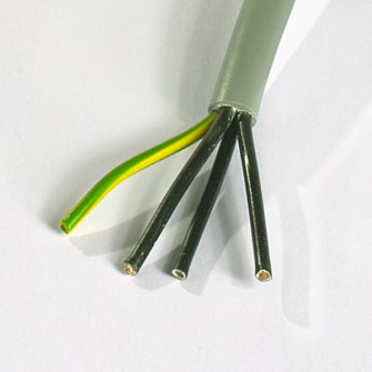 Câble 4G1 5mm² HELIFLEX gris - Prix au km