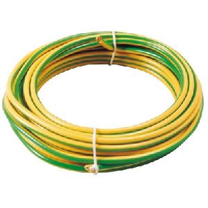 Câble souple HO7 VK Jaune/vert 10mm² - Prix au km