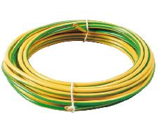 YELLOW/GREEN FLEXIBLE HO7 VK CABLE 16mm² - PRICE IN km