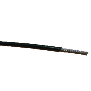 Câble acier gaine noire 4mm rupture final 5 7+7 AM - Linear