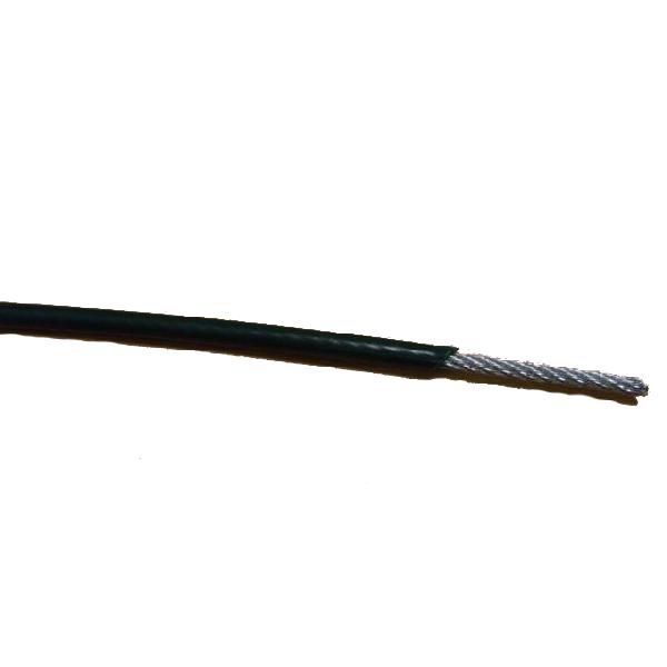 Câble acier gaine noire 4mm rupture final 5 7+7 AM - Linear Technologie