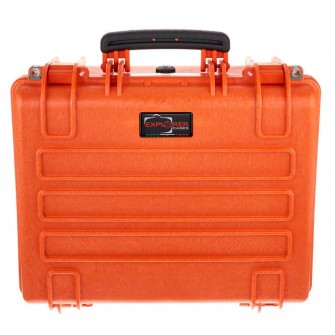 Valise Bag étanche orange avec mousse Dim 440*345*143 + 47