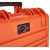Valise Bag étanche orange avec mousse Dim 445*345*143 + 47
