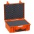 Valise Bag étanche orange avec mousse Dim 480*370*155 + 50
