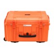 Valise Bag étanche orange avec mousse Dim 580*440*270 + 60
