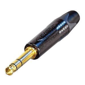 JACK 6.35 STEREO X SERIAL BLACK GOLD CONTACT