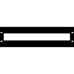 19" 3U FACE PLATE FOR 24 CIRCUIT BREAKERS