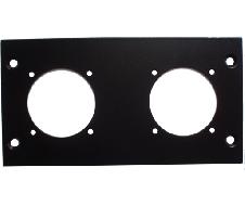 160x80 FRONT PANEL FOR 2 PC 10/16A