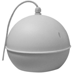White spherical speaker 6 w / 3w / 1.5w 100v