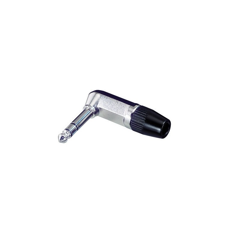 ANGLED STEREO JACK PLUG 6.5mm