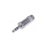 Fiche mini jack 3.5 stéréo pour câble 4mm