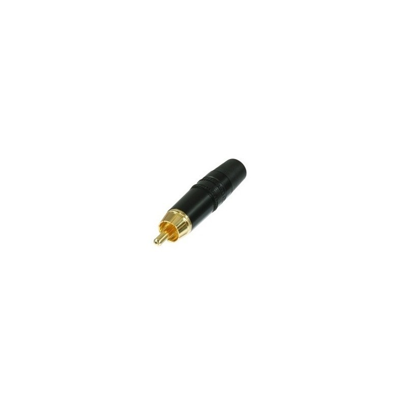 Fiche RCA noire contact OR noire