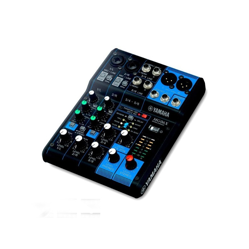 Console 6 entrées 2 mic spx non rackable