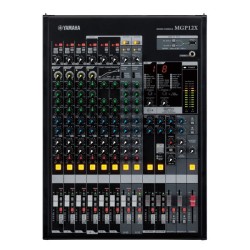 Console de mixage analogique 12 entrées 6 entrées mic
