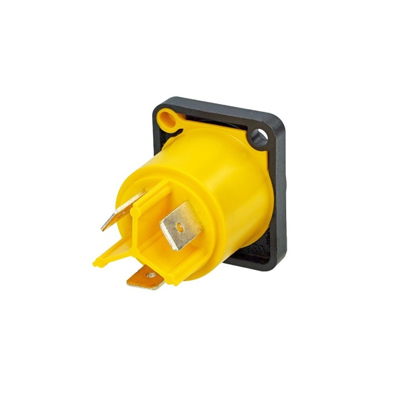 Connecteur d'alimentation embase mâle verticale