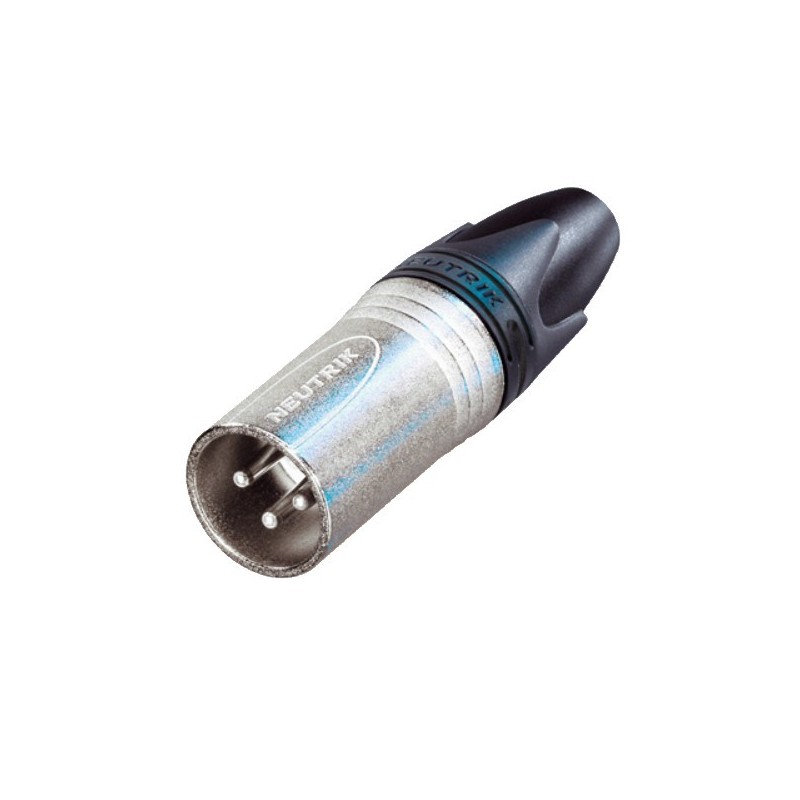 Fiche mâle XLR3 nouvelle génération - Boite de 100
