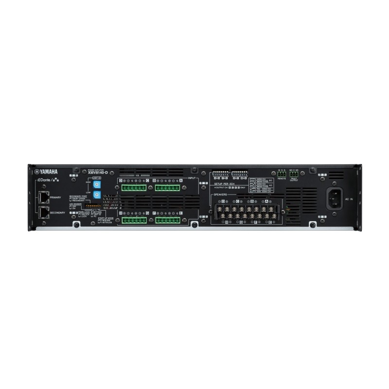 Amplificateur 8*140W sous 8 ohm 4 ohm 4*280W sous 100V Dante