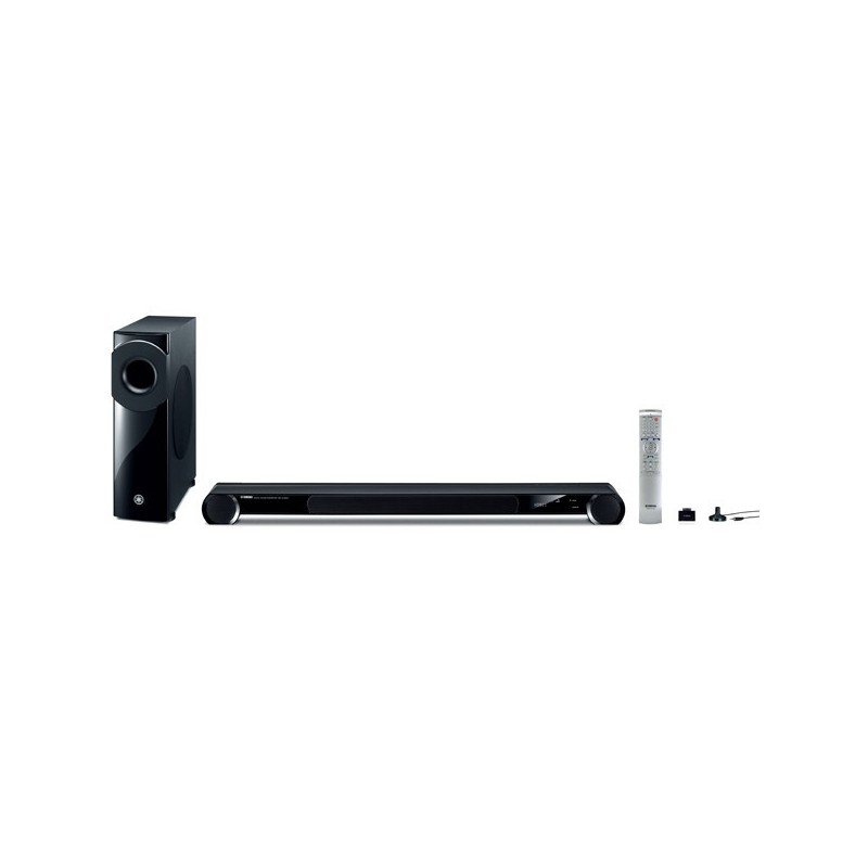 Enceinte 7.1 26W avec caisson de graves actif sasn fil 16HP 2 boomer HDMI - NOIR