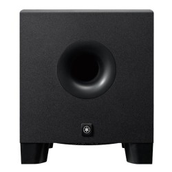 Caisson de graves bass reflex amplifié avec boomer 8 descendant à 22 Hz