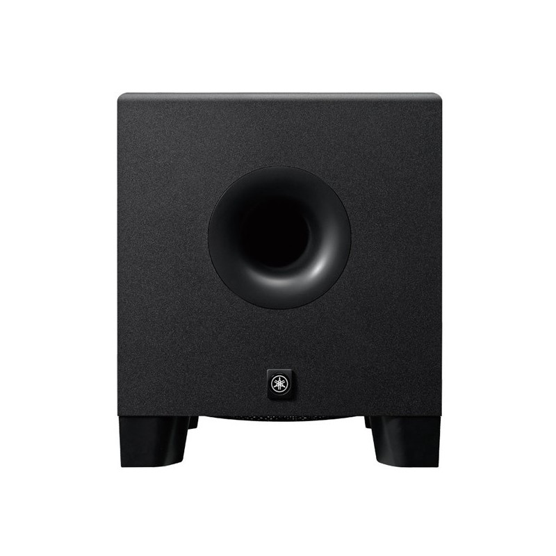 Caisson de graves bass reflex amplifié avec boomer 8 descendant à 22 Hz