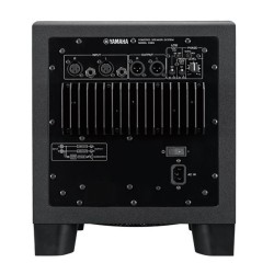 Caisson de graves bass reflex amplifié avec boomer 8 descendant à 22 Hz