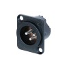 BLACK XLR3 BASE SERIAL D