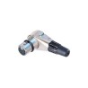 Fiche XLR femelle coudée 4 points
