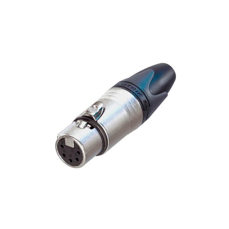 100 FEMALE XLR5 UNMOUNTED PLUGS