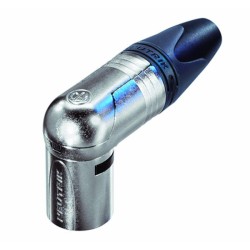 Fiche XLR mâle coudée 5 points