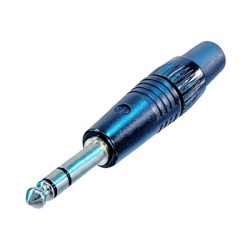 Jack Neutrik 6.5 stéréo noire par 100 pièces