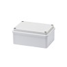BOÎTES DE DÉRIVATION AVEC COUVERCLE BAS À VIS - IP56 - DIMENSION INTERNE 120X80X50 - PAROIS LISSES 