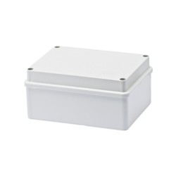 BOÎTES DE DÉRIVATION AVEC COUVERCLE BAS À VIS - IP56 - DIMENSION INTERNE 150X110X70 - PAROIS LISSES