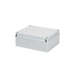 BOÎTES À PAROIS LISSES POUR DÉRIVATION ET POUR APPAREILLAGES ÉLECTRIQUES ET COUVERCLE BAS - IP56