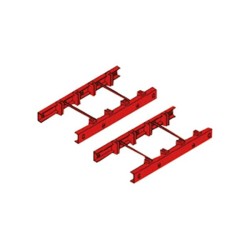 Paire de supports pour jeux de barres plates