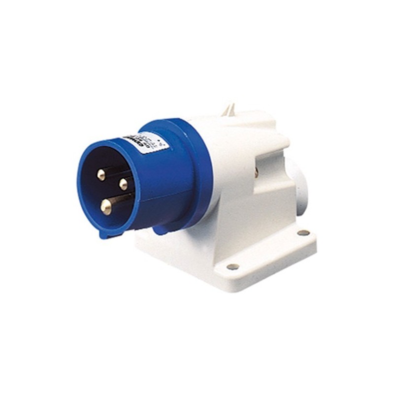 SOCLE DE CONNECTEUR EN SAILLIE A 90° 230V
