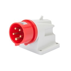 SOCLE DE CONNECTEUR EN SAILLIE A 90° 400V