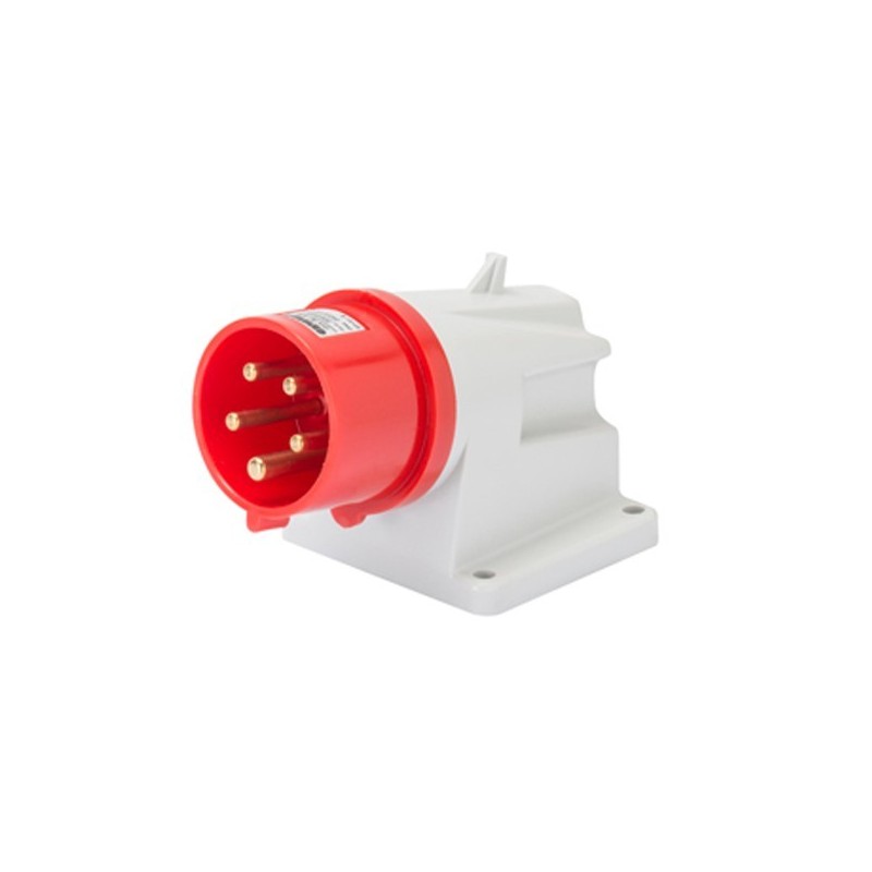 SOCLE DE CONNECTEUR EN SAILLIE A 90° 400V