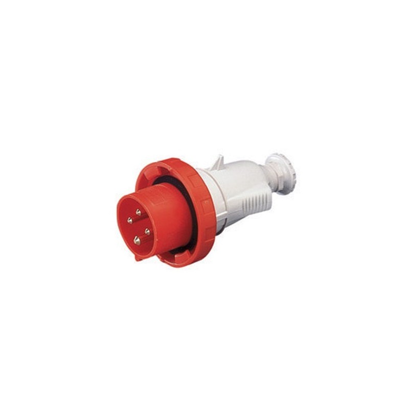 Fiche mâle étanche droite 63A 