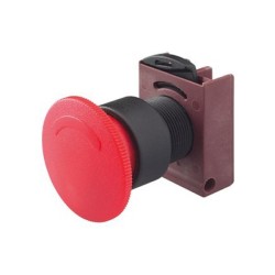 Bouton arrêt urgence à verrouillage