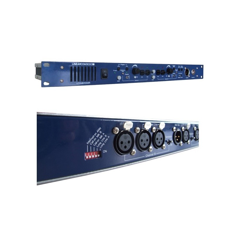 RACK-MOUNT INTERCOM 1000 PRO SERIE MAIN STATION