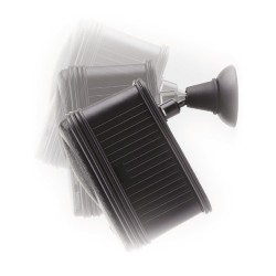 50° TILITING WALL SUPPORT, STEEL, BLACK