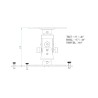 CEILING AND WALL ARAKNO STAND – MICROMETRIC SETTINGS – TILTING +/-45° - ROTATION 360° - WHITE