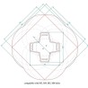 CEILING AND WALL ARAKNO STAND – MICROMETRIC SETTINGS – TILTING +/-45° - ROTATION 360° - WHITE