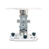 CEILING AND WALL STAND - SLOPE 25° - ROTATION 360° - WHITE