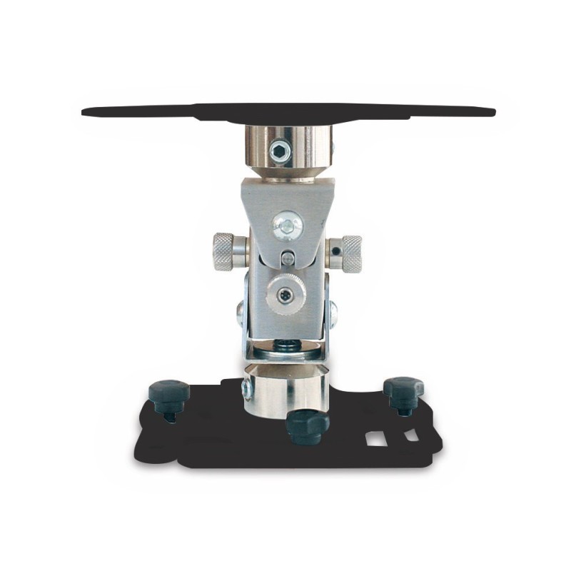 CEILING AND WALL STAND - SLOPE 25° - ROTATION 360° - BLACK